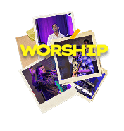 Praise and worship team serving at ROLCC
